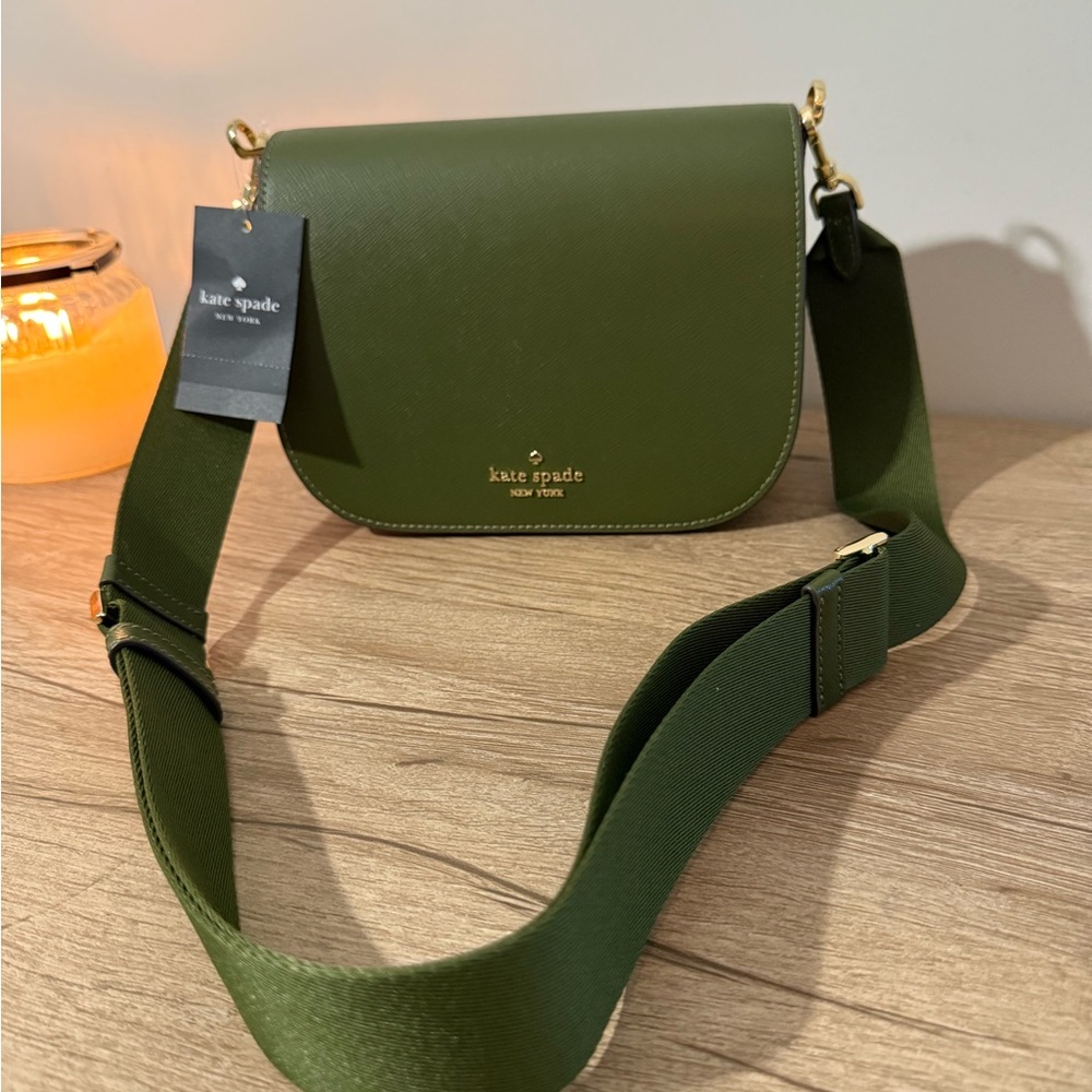 NEW Kate Spade Enchanted Saddle Bag Crossbody, NWT